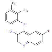 1153094-57-5 6-bromo-4-N-(2,3-dimethylphenyl)quinoline-3,4-diamine chemical structure