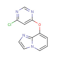 862270-82-4 8-(6-chloropyrimidin-4-yl)oxyimidazo[1,2-a]pyridine chemical structure