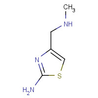144163-74-6 4-(methylaminomethyl)-1,3-thiazol-2-amine chemical structure