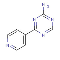 143261-63-6 4-pyridin-4-yl-1,3,5-triazin-2-amine chemical structure