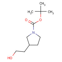 160132-54-7 tert-butyl 3-(2-hydroxyethyl)pyrrolidine-1-carboxylate chemical structure