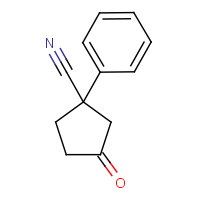 84409-26-7 3-oxo-1-phenylcyclopentane-1-carbonitrile chemical structure