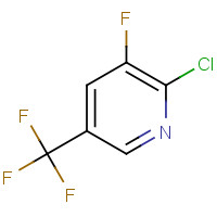 72600-67-0 2-chloro-3-fluoro-5-(trifluoromethyl)pyridine chemical structure