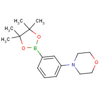 852227-95-3 4-[3-(4,4,5,5-tetramethyl-1,3,2-dioxaborolan-2-yl)phenyl]morpholine chemical structure