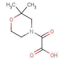 1156530-48-1 2-(2,2-dimethylmorpholin-4-yl)-2-oxoacetic acid chemical structure