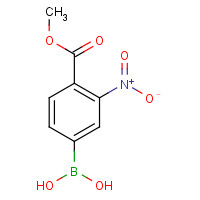 85107-56-8 (4-methoxycarbonyl-3-nitrophenyl)boronic acid chemical structure