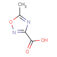 19703-92-5 5-methyl-1,2,4-oxadiazole-3-carboxylic acid chemical structure
