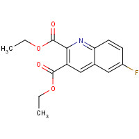 92525-75-2 diethyl 6-fluoroquinoline-2,3-dicarboxylate chemical structure