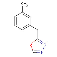 1026573-04-5 2-[(3-methylphenyl)methyl]-1,3,4-oxadiazole chemical structure