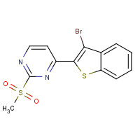 893434-91-8 4-(3-bromo-1-benzothiophen-2-yl)-2-methylsulfonylpyrimidine chemical structure