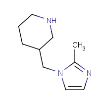 959237-54-8 3-[(2-methylimidazol-1-yl)methyl]piperidine chemical structure