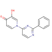 1333328-89-4 3-hydroxy-1-(2-phenylpyrimidin-4-yl)pyridin-4-one chemical structure