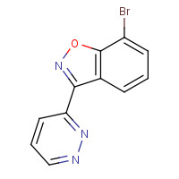 1428881-50-8 7-bromo-3-pyridazin-3-yl-1,2-benzoxazole chemical structure