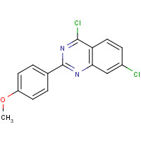 885277-24-7 4,7-dichloro-2-(4-methoxyphenyl)quinazoline chemical structure