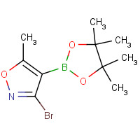 509152-20-9 3-bromo-5-methyl-4-(4,4,5,5-tetramethyl-1,3,2-dioxaborolan-2-yl)-1,2-oxazole chemical structure