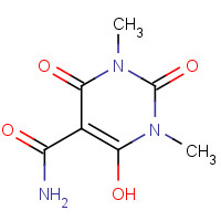 776-15-8 4-hydroxy-1,3-dimethyl-2,6-dioxopyrimidine-5-carboxamide chemical structure