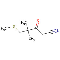 876299-32-0 4,4-dimethyl-5-methylsulfanyl-3-oxopentanenitrile chemical structure