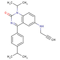 478963-46-1 1-propan-2-yl-4-(4-propan-2-ylphenyl)-6-(prop-2-ynylamino)quinazolin-2-one chemical structure