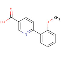 887976-03-6 6-(2-methoxyphenyl)pyridine-3-carboxylic acid chemical structure