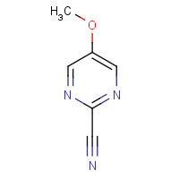 87362-32-1 5-methoxypyrimidine-2-carbonitrile chemical structure
