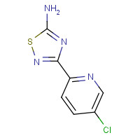 1179360-21-4 3-(5-chloropyridin-2-yl)-1,2,4-thiadiazol-5-amine chemical structure