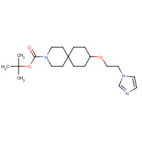 1246508-11-1 tert-butyl 9-(2-imidazol-1-ylethoxy)-3-azaspiro[5.5]undecane-3-carboxylate chemical structure