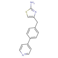 861387-14-6 4-[(4-pyridin-4-ylphenyl)methyl]-1,3-thiazol-2-amine chemical structure