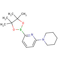 1315350-93-6 2-piperidin-1-yl-6-(4,4,5,5-tetramethyl-1,3,2-dioxaborolan-2-yl)pyridine chemical structure