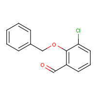 80352-52-9 3-chloro-2-phenylmethoxybenzaldehyde chemical structure