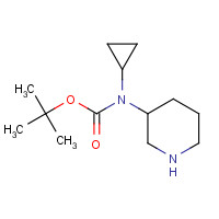 250275-24-2 tert-butyl N-cyclopropyl-N-piperidin-3-ylcarbamate chemical structure