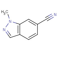 267413-29-6 1-methylindazole-6-carbonitrile chemical structure