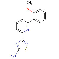 1179360-11-2 3-[6-(2-methoxyphenyl)pyridin-2-yl]-1,2,4-thiadiazol-5-amine chemical structure