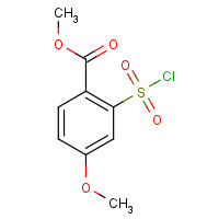 108318-75-8 methyl 2-chlorosulfonyl-4-methoxybenzoate chemical structure