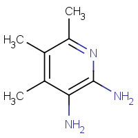 98427-08-8 4,5,6-trimethylpyridine-2,3-diamine chemical structure