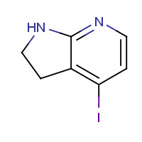 945600-09-9 4-iodo-2,3-dihydro-1H-pyrrolo[2,3-b]pyridine chemical structure