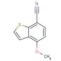 664364-68-5 4-methoxy-1-benzothiophene-7-carbonitrile chemical structure