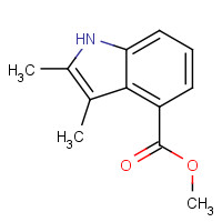 105909-82-8 methyl 2,3-dimethyl-1H-indole-4-carboxylate chemical structure