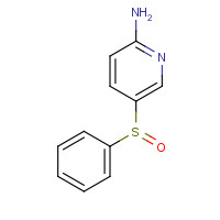65367-68-2 5-(benzenesulfinyl)pyridin-2-amine chemical structure