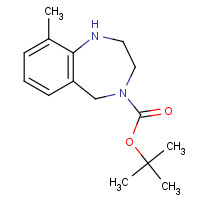 886364-23-4 tert-butyl 9-methyl-1,2,3,5-tetrahydro-1,4-benzodiazepine-4-carboxylate chemical structure