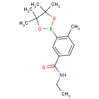 861905-31-9 N-ethyl-4-methyl-3-(4,4,5,5-tetramethyl-1,3,2-dioxaborolan-2-yl)benzamide chemical structure