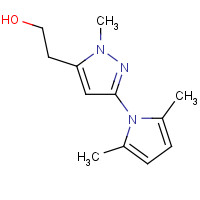 1453214-18-0 2-[5-(2,5-dimethylpyrrol-1-yl)-2-methylpyrazol-3-yl]ethanol chemical structure