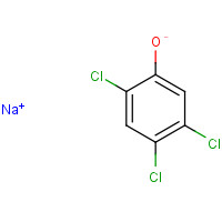 136-32-3 sodium;2,4,5-trichlorophenolate chemical structure