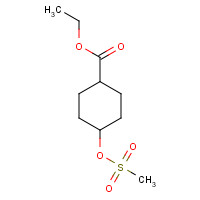 52814-98-9 ethyl 4-methylsulfonyloxycyclohexane-1-carboxylate chemical structure