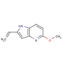 188999-31-7 2-ethenyl-5-methoxy-1H-pyrrolo[3,2-b]pyridine chemical structure