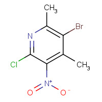 415907-79-8 5-bromo-2-chloro-4,6-dimethyl-3-nitropyridine chemical structure