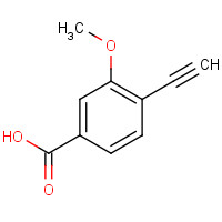 1270964-89-0 4-ethynyl-3-methoxybenzoic acid chemical structure