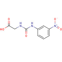 67513-14-8 2-[(3-nitrophenyl)carbamoylamino]acetic acid chemical structure