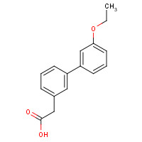 558641-22-8 2-[3-(3-ethoxyphenyl)phenyl]acetic acid chemical structure