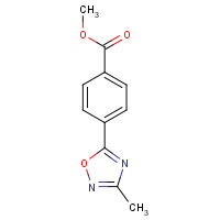 209912-44-7 methyl 4-(3-methyl-1,2,4-oxadiazol-5-yl)benzoate chemical structure