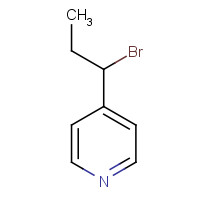 1352077-92-9 4-(1-bromopropyl)pyridine chemical structure